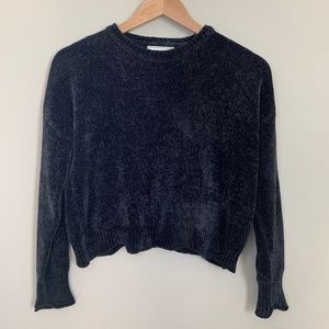 No Comment Brand Crop Sweater